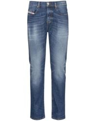 DIESEL - D-Strukt Large Patch Denim Pants Cotton - Lyst