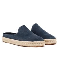 TOMS - Santiago Suede Mules - Lyst