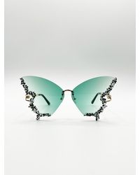 SVNX - Butterfly Lens With Crystal Detail - Lyst