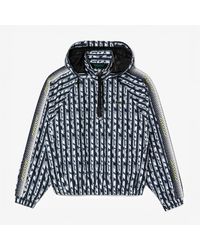 Lacoste - Oversized Hooded Track Jacket - Lyst