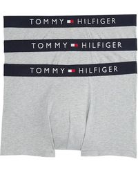 Tommy Hilfiger - Underwear 3 Pack Trunks Cotton Stretch Soft Everyday - Lyst