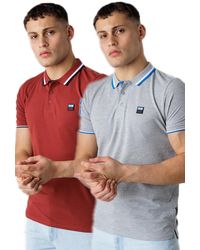 Tokyo Laundry - 2-Pack Cotton Short Sleeve Button-Up Polo Shirt - Lyst