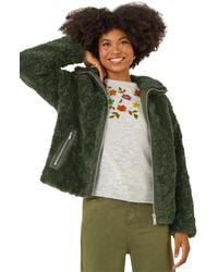 Roman - Teddy Borg Bomber Coat - Lyst