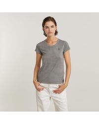 G-Star - Overdyed Eyben Slim V-Neck Top 2.0 - Lyst