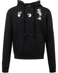 Off-White c/o Virgil Abloh - X Mlb Chicago Sox Slim Fit Hoodie Cotton - Lyst