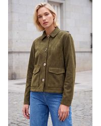 Roman - Suedette Button Jacket - Lyst