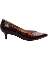 Vionic - Kit Josie Croc Wine Pointy Heels - Lyst