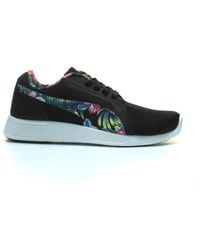 PUMA - St Trainer Evo Grafic Black Floral Lace Up S Running Trainers 362212 01 - Lyst