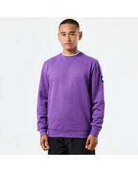 Weekend Offender - F Bomb Crewneck Sweatshirt In Paars - Lyst