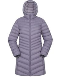 Mountain Warehouse - 'Florence' Long Padded Jacket Water Resistant Winter Coat Polyamide - Lyst