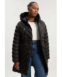 Karen Millen - Plus Size Lightweight Packable Coat - Lyst
