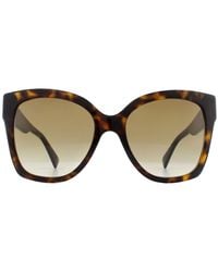 Gucci - Web Plaque Sunglasses - Lyst