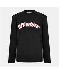 Off-White c/o Virgil Abloh - Logo Skate Long Sleeve T-Shirt - Lyst