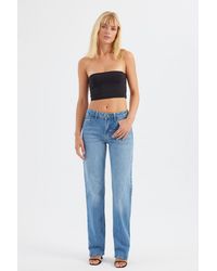 Hiccup - Mid Rise Straight Leg Jeans - Lyst