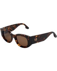 Victoria Beckham - Oval Sunglasses Vb654S - Lyst
