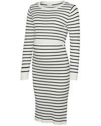 Mama.licious - Mlalima Scoop Neck Long Sleeve Midi Dress - Lyst