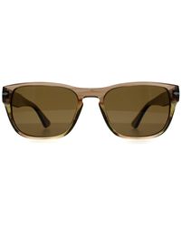 Persol - Square Striped Polarized Po3341S - Lyst
