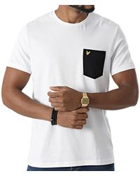 Lyle & Scott - T Shirts Pocket Logo Crew Neck Summer Beach Cotton Tee - Lyst