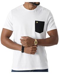 Lyle & Scott - T Shirts Pocket Logo Crew Neck Summer Beach Cotton Tee - Lyst