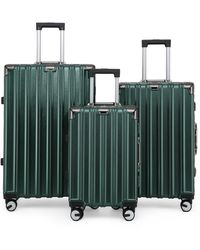 Infinity Leather - Hardshell Suitcase Set Robust 8 Wheel Luggage Cabin Case Bag - Lyst