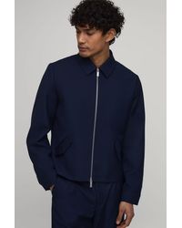 BoohooMAN - Tailored Zip Up Harrington Co-Ord Jacket - Lyst