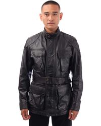Belstaff - Legacy Trialmaster Panther Jacket In Zwart - Lyst