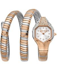 Just Cavalli - Snake 316L Stainless Steel Watch - Lyst