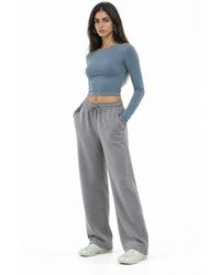 Busem - Mid Waist Wide Leg Modal Pants - Lyst