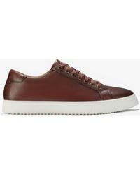 Clarks - Lockton Lace Tan Leather Trainers - Lyst