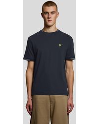Lyle & Scott - Fine Cotton Tipped T-Shirt - Lyst