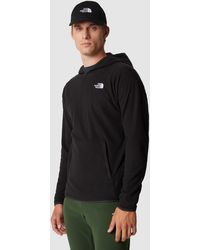 The North Face - 100 Glacier Fleece Hoodie Tnf - Lyst