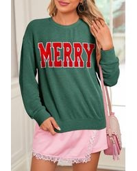 Azura Exchange - Fröhlicher Grafik-Pullover - Lyst