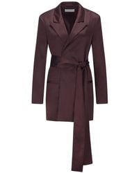 BOSS - "Jishina" Blazer Für Damen,Wickel Satin - Lyst