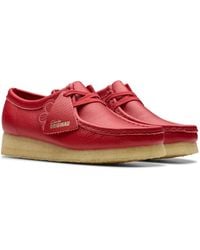 Clarks - Wallabee Leather Shoes - Lyst