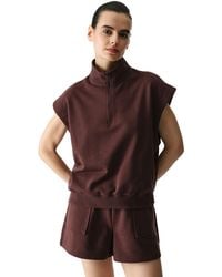 Penti - Sleeveless Half-Zip Sweatshirt - Lyst