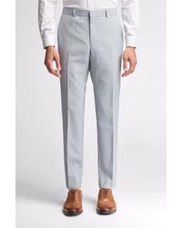 Ted Baker - Flat Fronted Slim Fit Suit Trousers - Lyst