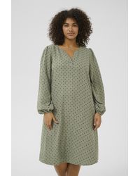 Kaffe - Kleid Regular Fit Vetiver W. Deep Dot - Lyst