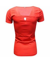 PUMA - Sf Ferrari Shield Logo Tee Short Sleeve T-Shirt Casual Top 565464 Dd - Lyst
