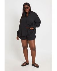Boohoo - Plus Elasticated Waist Beach Short - Lyst