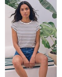 Roman - Soft Touch Stripe Stretch Top - Lyst