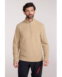 Mountain Warehouse - 'Camber Ii' Half Zip Fleece Top Antipill Breathable Casual Winter Sweater - Lyst