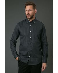 MAINE - Tile Printed Long Sleeve Shirt Cotton - Lyst