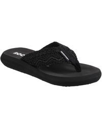 Rocket Dog - Ladies Spotlight Slip On Textile Flip Flop Sandals - Lyst