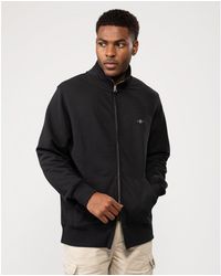 GANT - Regular Fit Shield Logo Full Zip Sweatshirt Size: L - Lyst