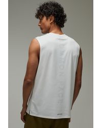 BoohooMAN - Common Pace Running Perforated Regular Fit Tank - Lyst