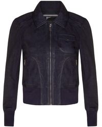 Infinity Leather - Ma-1 Varsity Bomber Jacket-Modbury - Lyst