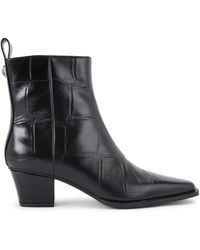 Kurt Geiger - Leather Mini Eagle Ankle Boots - Lyst