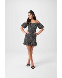Urban Bliss - Spot Ruche Front Dress - Lyst