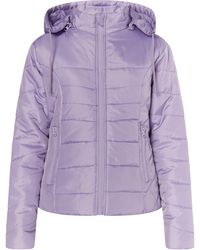 myMo - Leicht Wattierte Jacke Damen Lavendel - Lyst