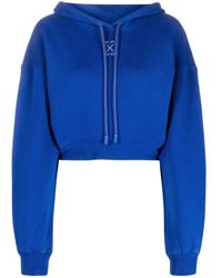 Off-White c/o Virgil Abloh - Embr Mini Arrow Crop Hoodie Cotton - Lyst